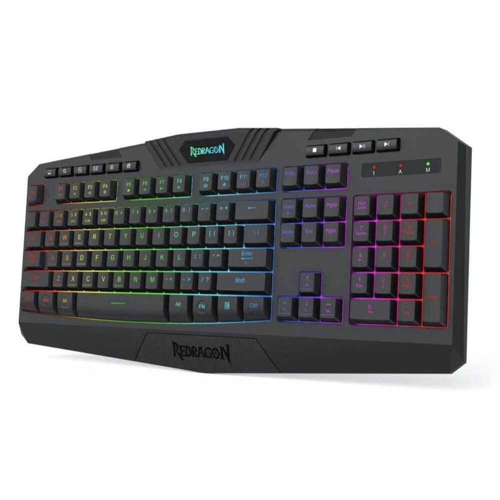 Redragon K503 Wireless Gaming Keyboard, 3-Mode (2.4G/BT/USB), RGB LED Backlit...